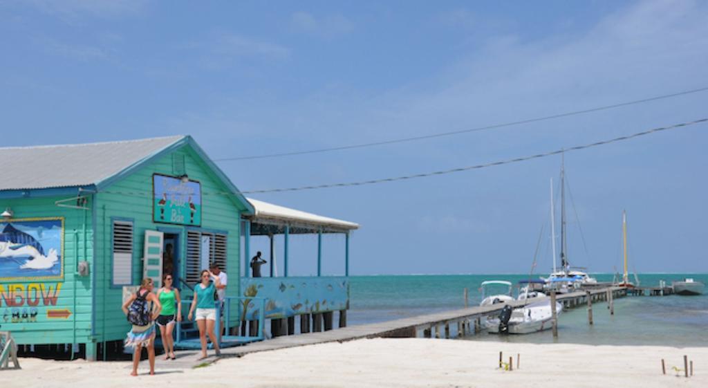 Rainbow Hotel Caye Caulker Dış mekan fotoğraf